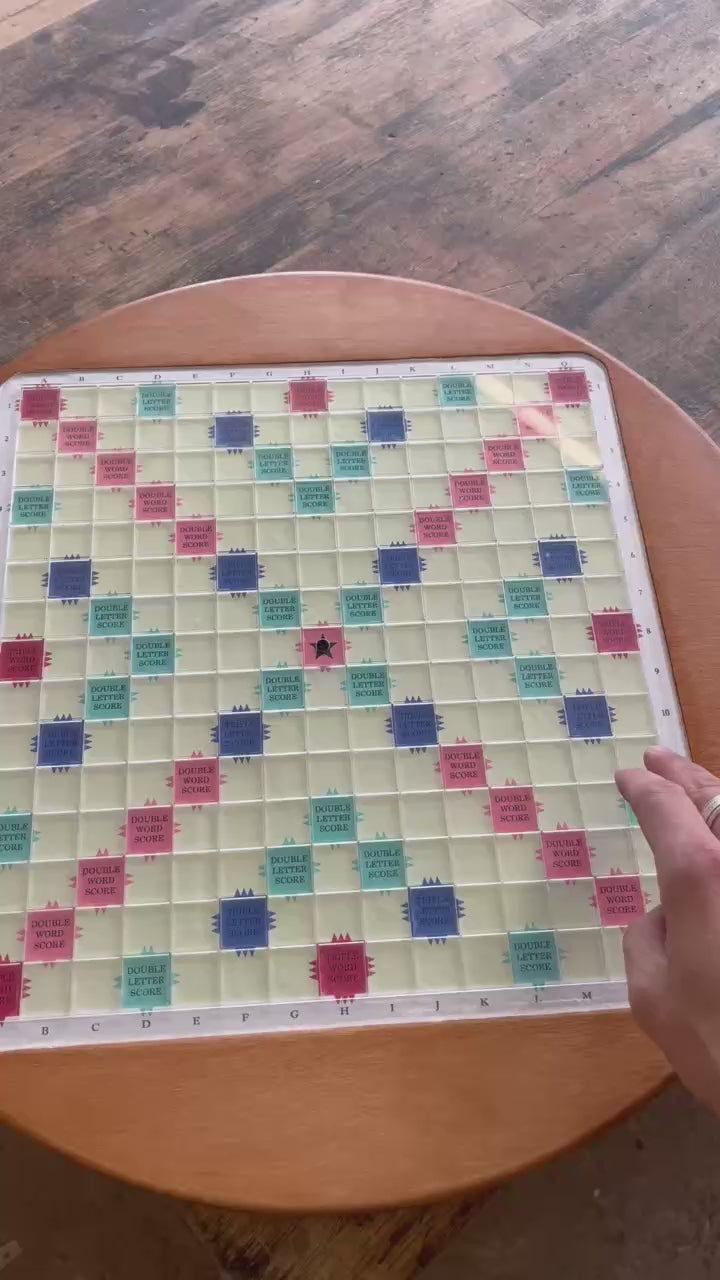 Premium Wooden Scrabble Board